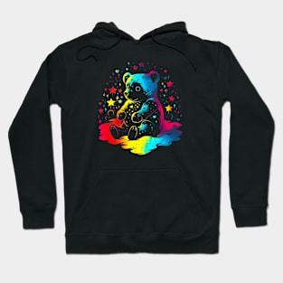 Colorful Teddy Bear #2 Hoodie